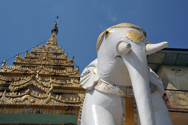 White elephant, Mt. Popa Village