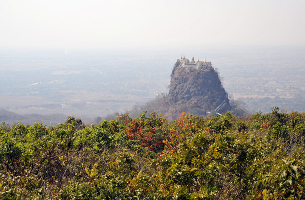 View of the monastery from Popa Mountain Resort