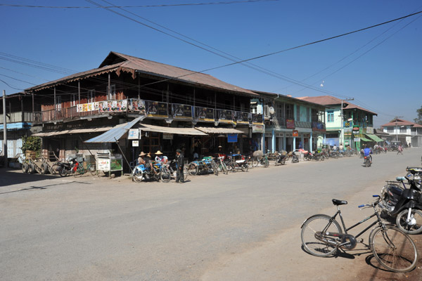 Nyaung Shwe's Main Road