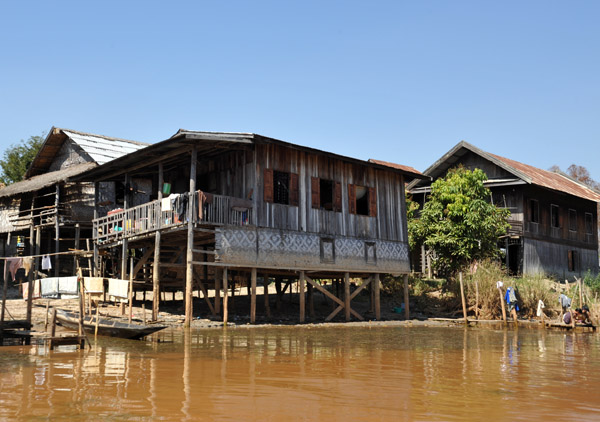 Stilt houses, Nan Chaung Canal, Nyaung Shwe