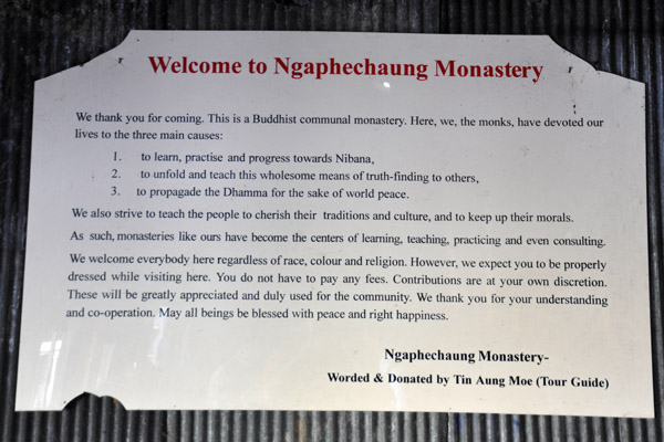 Welcome to Ngaphechaung Monastery