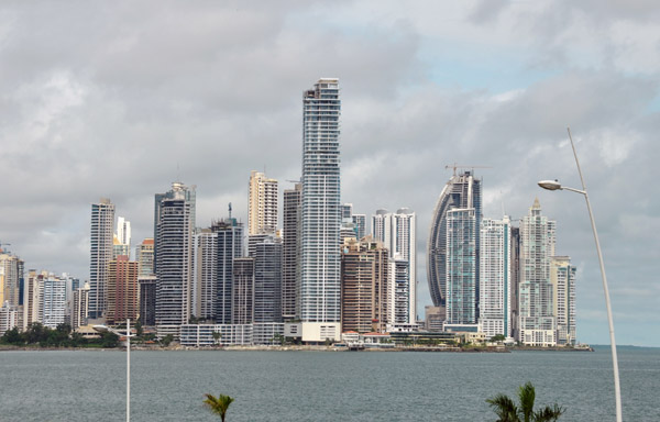 Towers of central Panama City - Punta Paitilla