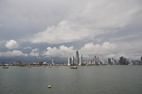 Panama City from the Casco Viejo