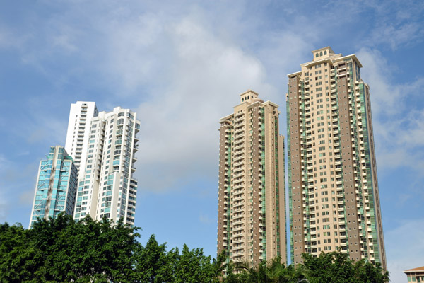 Waterfront high-rises, Panama City