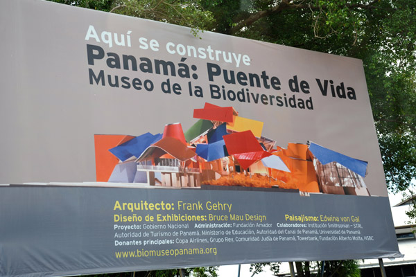 Museum of Biodiversity, under construction at Panama City