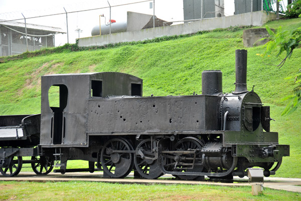 Steam locomotive at the Miraflores Visitor's Center
