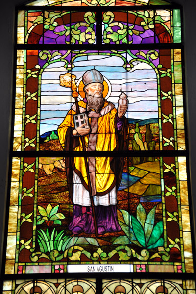 Panama Cathedral - stained glass, San Agustin