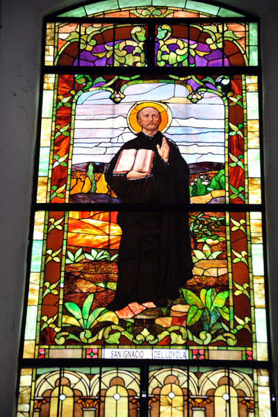 Panama Cathedral - stained glass, San Ignacio Del Loyola