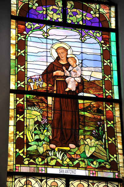 Panama Cathedral - stained glass, San Antonio