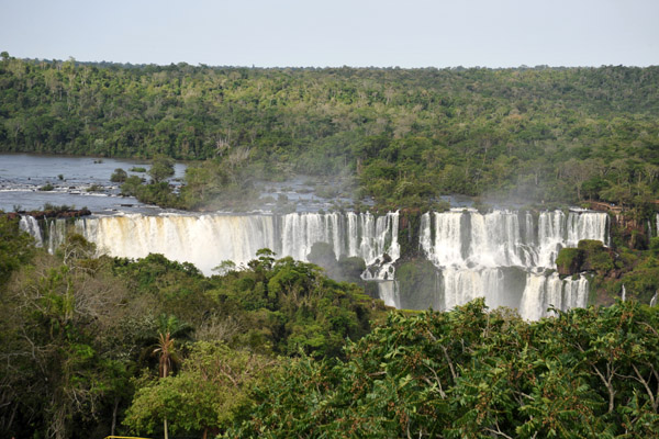 View of Iguassu Falls from the tower of Hotel das Cataratas