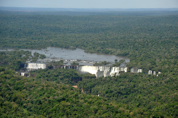 Aerial view of Cataratas do Iguaz, Argentina 