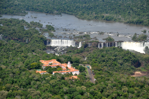 Hotel das Cataratas on the Brazilian side of Iguau Falls