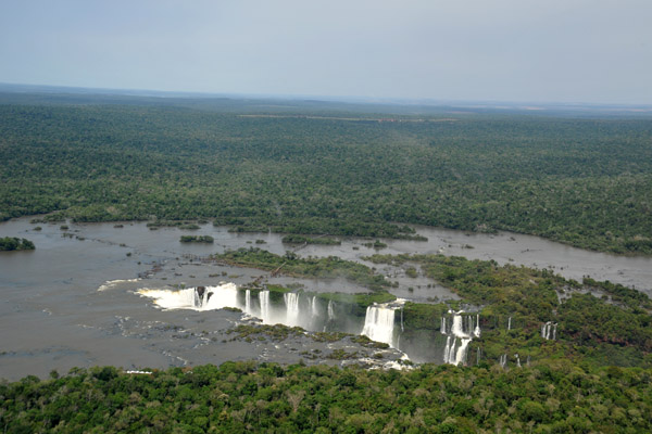 Iguau Falls aerial, Foz do Iguau