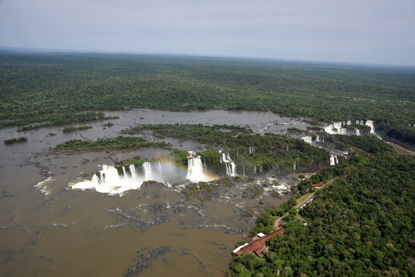 Aerial photo of Iguazu Falls, Parque Nacional do Iguau