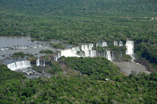 Iguassu Falls aerial view