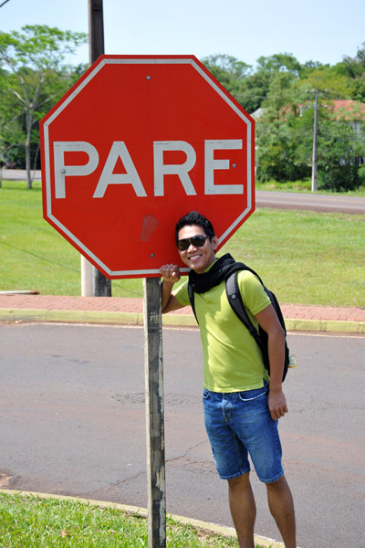 Stop sign - Brazil (Pare)