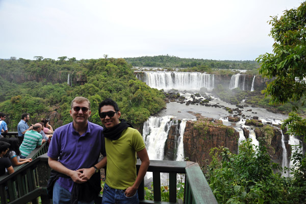 Iguau Falls - the two of us