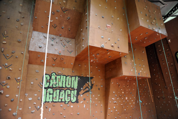 Climbing wall - Cânion Iguaçu