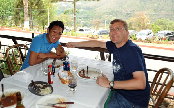Me and Dennis at Rancho do Boi, Nova Lima/MG