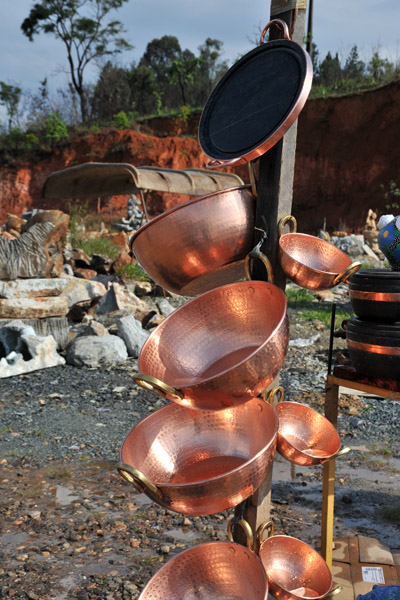 Copper pots, Cachoeira do Campo