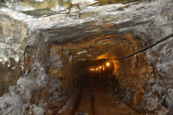 Minas da Passagem is the largest mine in the region with around 30km of tunnels