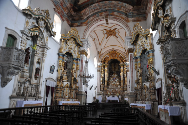 Rococo interior of Igreja So Francisco de Assis, Mariana