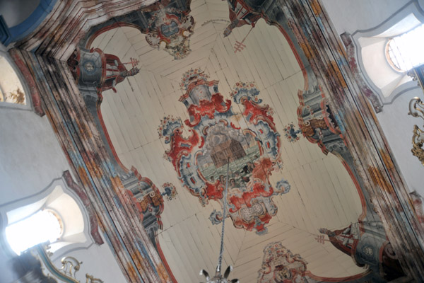 Ceiling paintings by Manuel da Costa Atade - Igreja So Francisco de Assis