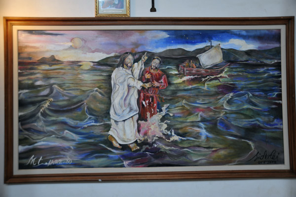 Igreja de So Pedro dos Clrigos - Painting of Jesus walking on water