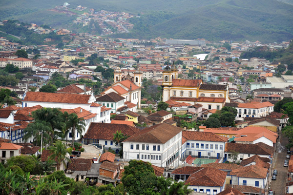 View of Praa Minas Gerais from the Bell Tower of So Pedro dos Clrigos