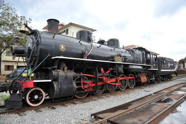 Maria Fumaa - old steam train, Mariana