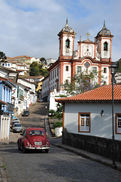 The start of Rua Santa Efignia, Ouro Preto