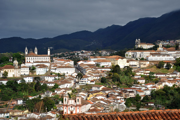 View of central Ouro Preto from Santa Efignia