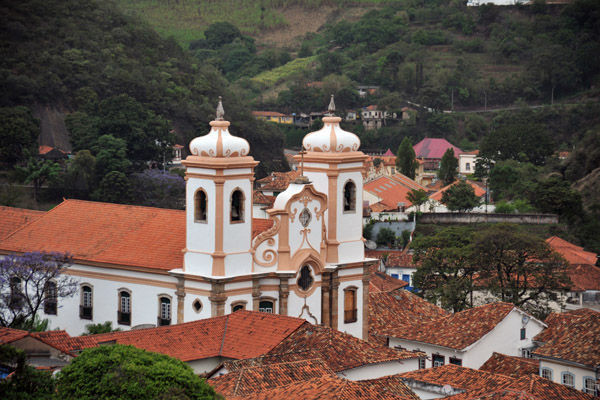 Igreja Matriz Nossa Senhora do Pilar from the viewpoint on Rua G. Vargas