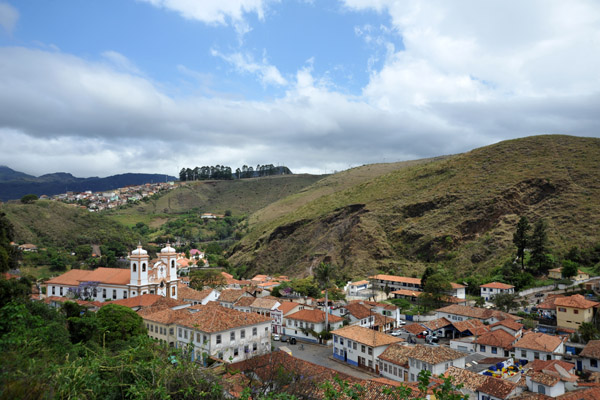 View of Largo do Pilar from Rua G. Vargas, Ouro Preto