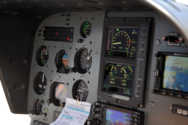 Eurocopter instrument panel