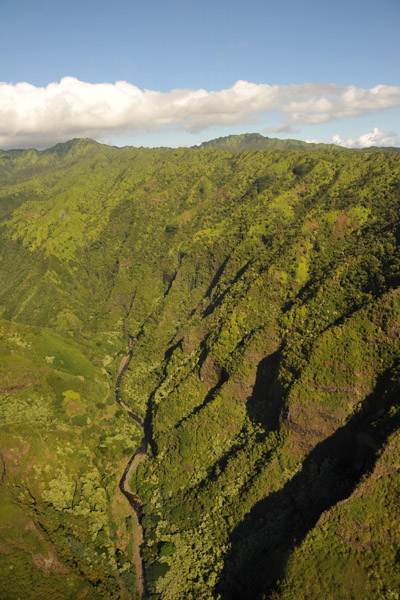 Valley of the Hanapepe River below Jurassic Falls