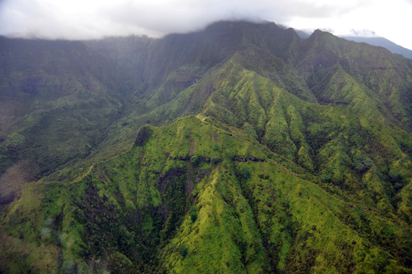 Approaching Mount Waialeale