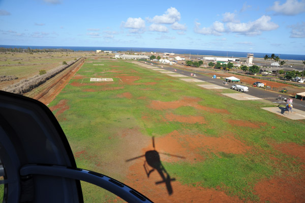 Approach to landing at Lihue