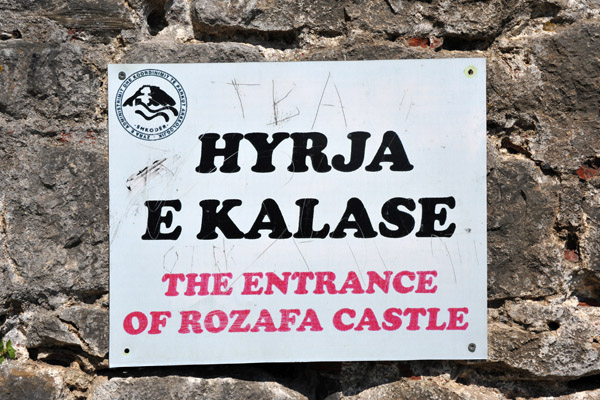 Rozafa Castle - admission 200 lek