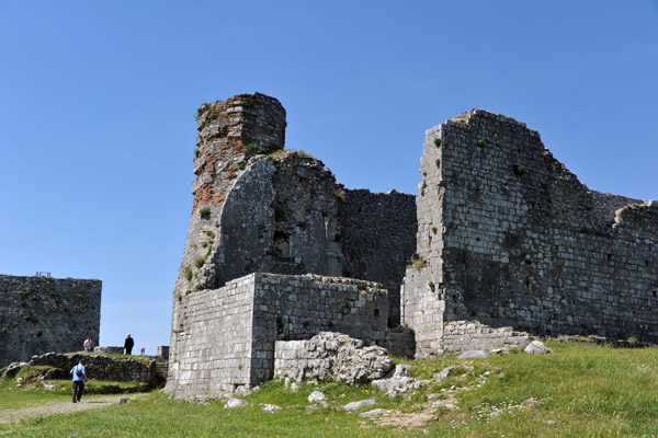 The most substantial ruins within the castle walls - Church of St. Stephen