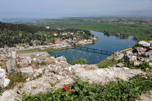 View northwest from Rozafa Castle