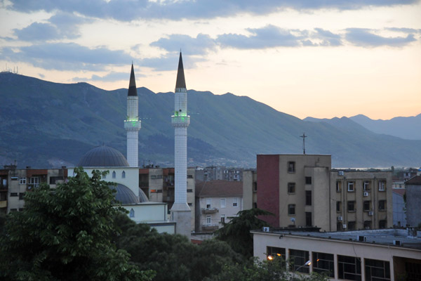 Minarets of the Parruces Mosque from Europa Grand Hotel