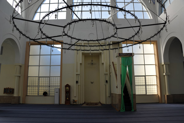 Interior of the Ebu-Bekr mosque in Shkodr
