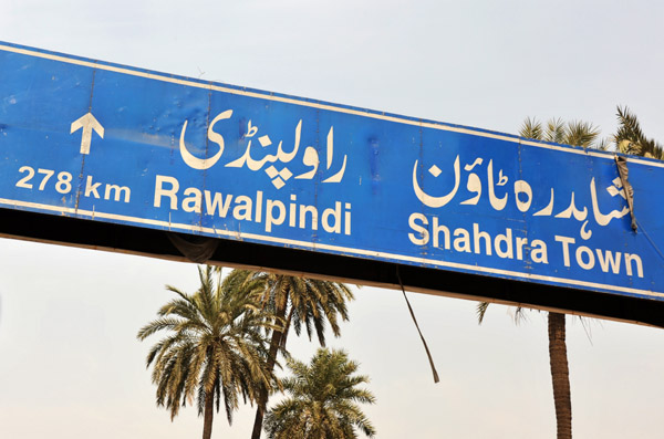 Lahore to Rawalpindi, 278 km