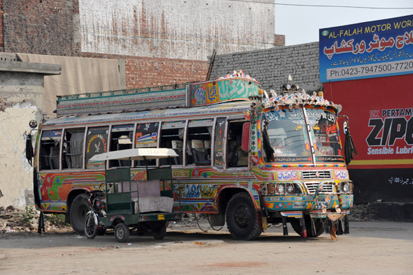 A colorful Pakistani bus, Lahore