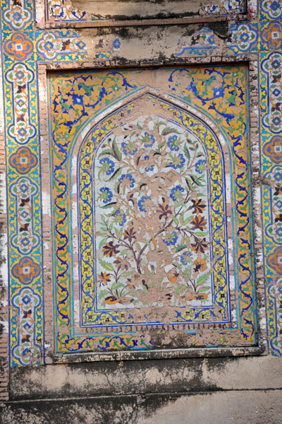 Detail of the Pictured Wall, Lahore Fort
