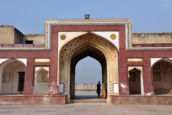 Entrance to the outer courtyard of the Shish Mahal, Lahore Fort
