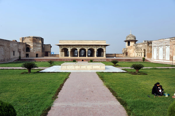 Shah Jahans Quadrangle - the 4th Courtyard - Lahore Fort