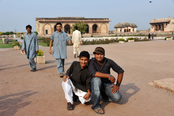Posing Pakistanis, Lahore Fort