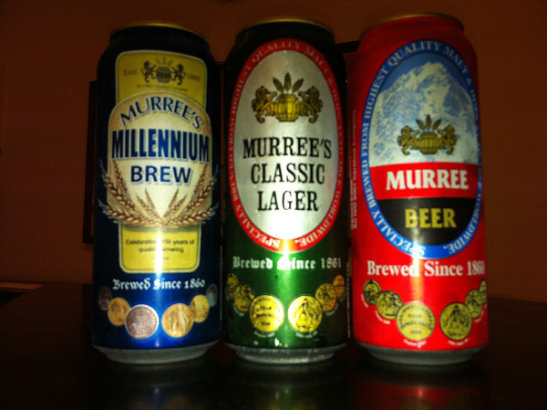 Licensed room with Pakistan-brewed Murree's beers